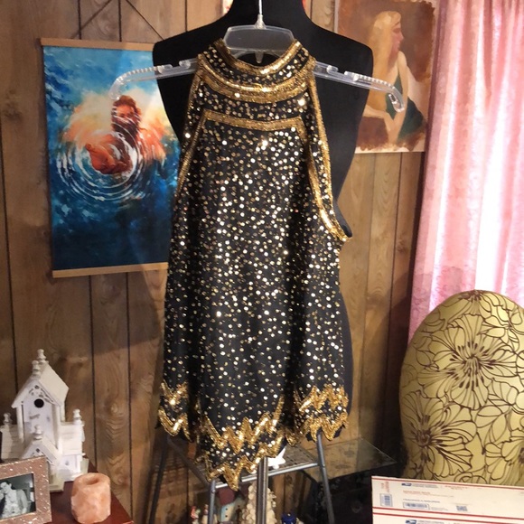 Stunning Vintage Sequin Blouse, Size Medium - Picture 10 of 14